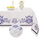 thumbnail image 5 of Summer Rectangle Tablecloths Spring Blue White WaterProof Table Cover Holiday Wedding Party Home Kitchen Dining Room Table Decor, 5 of 5