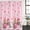 White Light Pink Scarlet, variant on Valentine's Day Shower Curtain, Waterproof Shower Curtains for Bathroom, Cartoon Love Roses Envelope Romantic Washable Fabric Bathtub Curtain Set Bath Decor with 12 Hooks Stall 36"x72"