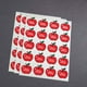 thumbnail image 1 of Decoraciones navideñas, 200 pegatinas de manzanas navideñas, pegatinas decorativas para envoltorios de regalo, fundas de móvil, vasos, etc. Pegatinas navideñas de plástico con forma de manzana., 1 of 9
