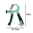 thumbnail image 2 of Hand Grip Strengthener, Hand Exerciser, Grip Strengthener Workout, Finger Exercise, Wrist Strengthener, Automatic Counting Function, 2 of 5