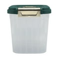 thumbnail image 1 of 25 Liter 40 Lbs Rice Storage Container, Sealed Bin with Lid, , Pet Food Flour Grain, White, 2 Counts, PP Material, for Kitchen, Pantry Organization, 1 of 7