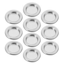MIPCASE 10pcs Incense Cone Holder Metal Incense Holder Silver Simple Appearance for Travel