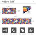 thumbnail image 3 of Yayeee Faucet Mat for Kitchen Sink 30" Diatomite Long Splash Guard Pad, Colorful Leaves, 3 of 7