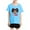 Sky Blue, variant on HAOTAGS Girls Cute Graphic Print Tee Tops Casual Short Sleeve Round Neck Tshirts Black Size 10 Years