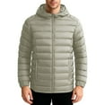 thumbnail image 4 of Mens Lightweight Jackets Sevevn Men's Lightweight Winter Jackets Warm Puffer Jacket Quilted Winter Coat with Hood, 4 of 8