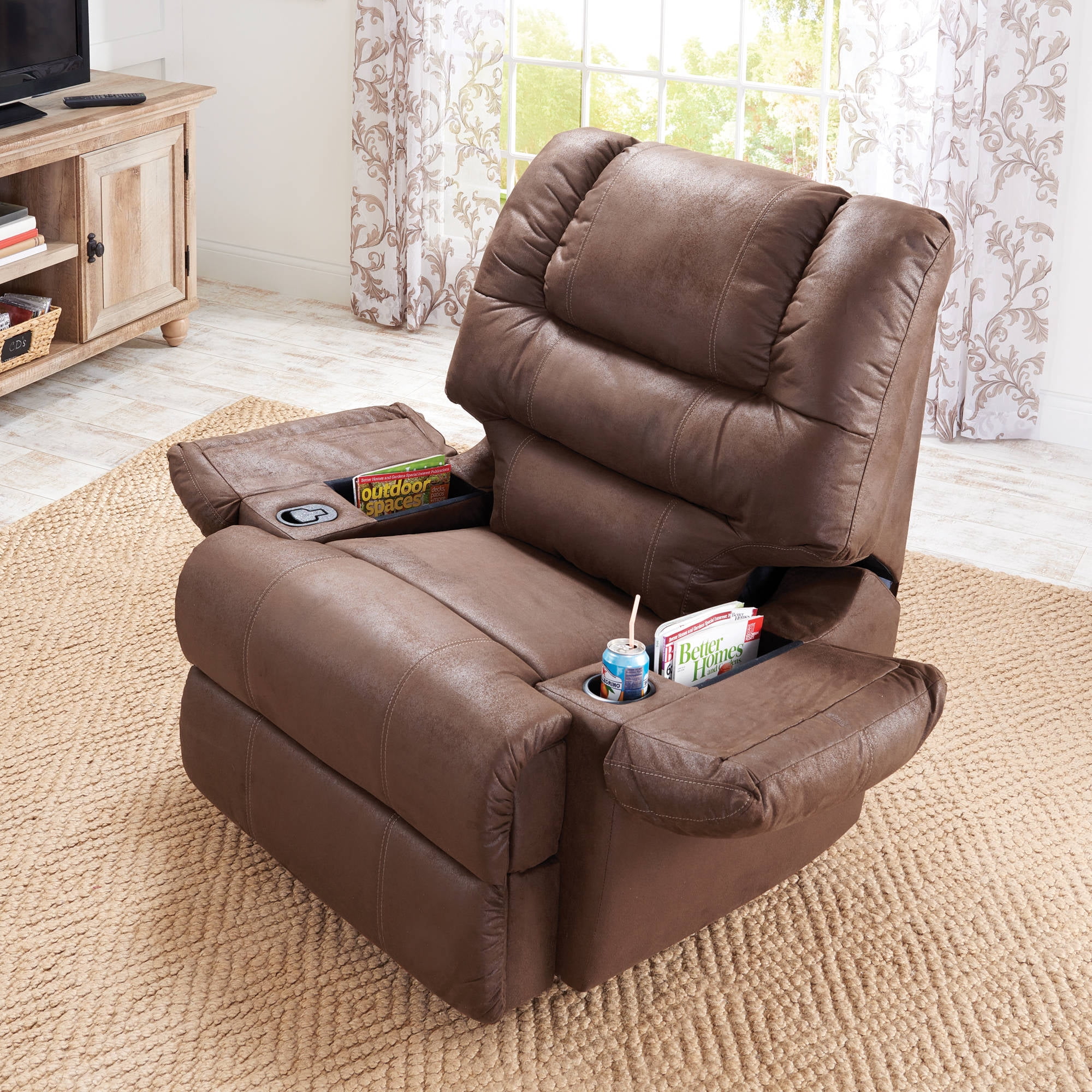 Delighful Living Room Furniture Recliners Recliner Leather Sofa