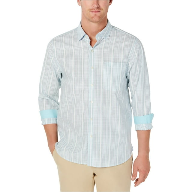 Tommy Bahama Chemise à Boutons San Vito pour Hommes, Bleu, TTTG