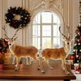 thumbnail image 4 of Kurt S. Adler  2 Piece 22 in. Standing Brown Deer Table Piece Set, 4 of 5