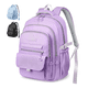 thumbnail image 1 of Mochila Escolar Viaje Bolsa Para Laptop 15.6 Inch Antirrobo Mochilas de Mujer Xtellar morado, 1 of 3