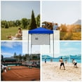 thumbnail image 2 of COOS BAY 6'x4' Instant Pop Up Canopy Tent with Adjustable Sun Wall, Lightweight Compact Portable Canopy with Carry Bag, Blue, 2 of 8