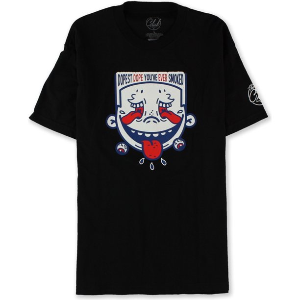 Playera estampada Ecko Unltd. para hombre negra grande Camiseta gráfica