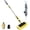 Yellow, variant on 12FT  Wash Brush with Long Handle,  Cleaning Brush with 12 Inch Soft Bristle and Soap Dispenser, Solar Panels Cleaner with Telescoping Pole for RV, , Boat, House Siding, Yellow