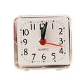 thumbnail image 1 of Reloj despertador Wosthever cuadrado pequeño para cama blanco, 1 of 5