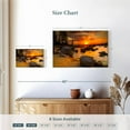 thumbnail image 4 of Elephant Stock Lake Tahoe Twilight Wall Art - Horizontal Canvas Wall Art - Living Room Wall Decor - Nature Canvas - Orange And Gray Decor - 12" x 8", 4 of 8