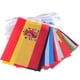 thumbnail image 4 of Bandera nacional de poliéster Banderas de cadena ligeras para decoración de bares (30 * 45 cm) Likrtyny Para estrenar, 4 of 6