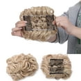 thumbnail image 2 of MY-LADY Synthetic Chignon Hairpiece Curly Bun Extensions Scrunchie Updo Hair Pieces Combs in Messy Bun Hair Piece for Women dark blonde&bleach blonde, 2 of 8