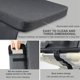 thumbnail image 3 of Cojín de asiento con calefacción USB para acampar al aire libre, almohadilla cálida para deportes de invierno, cómodo, negro, 3 of 5