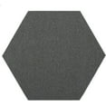 thumbnail image 2 of Furnish My Place Modern Indoor/Outdoor Commercial Solid Gray Rug, Modern Area Rug, Baby Nursery Mat, Pet-Friendly Carpet for Living Room, Playroom, Made in USA, 2' Hexagon - Set of 3, 2 of 6