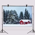 thumbnail image 1 of YUSDECOR 7x5ft Photo Background Scenic for Baby Studio Winter Snow Photography Props Backdrops Trees, 1 of 3