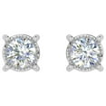 thumbnail image 6 of 3/4 Carat Diamond Stud Earrings in 10K White Gold - IGI Certified, 6 of 6