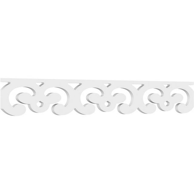 Ekena Millwork RUNP06X0625X48MRN 6 x 48 in. Pitch 0.62 in. Marona Architectural Grade PVC Running Trim