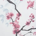 thumbnail image 2 of Maytex Cherry Blossom Floral Fabric Shower Curtain, Pink, 70" x 72", 2 of 5