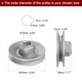 thumbnail image 2 of Unique Bargains Industrial Sewing Machine Clutch Motor Pulley 15mm Inner 70mm Dia Aluminum Electric Transfer Wheel Pulley, 2 of 4
