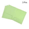 thumbnail image 3 of Unique Bargains Document Organizer Filing Envelopes Jacket File Folders Light Green, 3 of 6