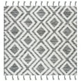 thumbnail image 2 of SAFAVIEH Kenya Arline Geometric Wool Area Rug, Black/Ivory, 7' x 7' Square, 2 of 5