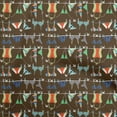 thumbnail image 1 of oneOone Cotton Poplin Brown Fabric Beach Wear Fabric For Sewing Printed Craft Fabric By The Yard 42 Inch Wide, 1 of 4