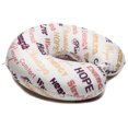 thumbnail image 3 of Chanasya 5-Piece Warm Hugs Positive Energy Healing Thoughts Comfort Caring Message Print Combo Gift Pack Throw Blanket , Neck Pillow, Eye Mask, Tote Bag, Socks For Women Men Hospital - Aubergine, 3 of 8