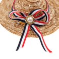 thumbnail image 4 of Hecho Para Mascotas Con Correa De Barbilla Sombrero De Perro Gato Sombrero Para Rayas Zulema Sombrero de paja del perro del gato del animal doméstico, 4 of 8