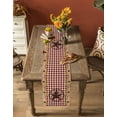 thumbnail image 7 of Table Runner Dresser Scarf 13 x 60 Inch Country Star Sunflower Texas Star Vintage Red Plaid Table Runners Non-Slip Heat Kitchen Dining Table Decor for Indoor Outdoor Home Party Decoration, 7 of 7