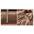 thumbnail image 5 of Folding Thicken Futon Mattress Single Double Soft Japanese Floor Mattress Anti-slip Cosy Tatami Mat -brown-47*79inch, 5 of 6