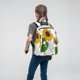 thumbnail image 5 of Balery Plump Sunflower And Sketch Mochila Ligera para Hombres y Mujeres – Resistente y Impermeable, Ideal para la Escuela, el Trabajo, los Viajes y el Uso Diario, 5 of 7