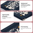 thumbnail image 4 of FeBohao 2 PCS Cosmetic Shrapnel Bag Portable Makeup Toiletry Bags Squeeze Purse Pocket Vegan Leather Flat Capacity Essentials Trendy Mom Lipsticks Simple Handbags Everyday Train Cation Halloween, 4 of 6
