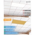thumbnail image 7 of Fluorescent Light Covers for Ceiling Lights 1 Piece, Yellow Magnetic Classroom Light Covers 4x2 Feet, Minimalist Modern Solid Color Yellow Fluorescent Ceiling Filters for Office Classroom, 7 of 7