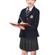 thumbnail image 4 of Falda de uniforme escolar Yewsea Draculaura para cosplay, gris, niñas, 4 of 7