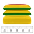 thumbnail image 2 of 3 Pcs Soft Bedding Set, Includes 1 Duvet Cover with Zipper And 2 Pillow Shams,Flag of Guinea Queen(90"×90"), 2 of 8