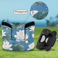 thumbnail image 6 of Haosy Lily Flower in Water Golf Mallet Putter Cover Strong Magnetic Leather Golf Club Headcover Closure, 6 of 7