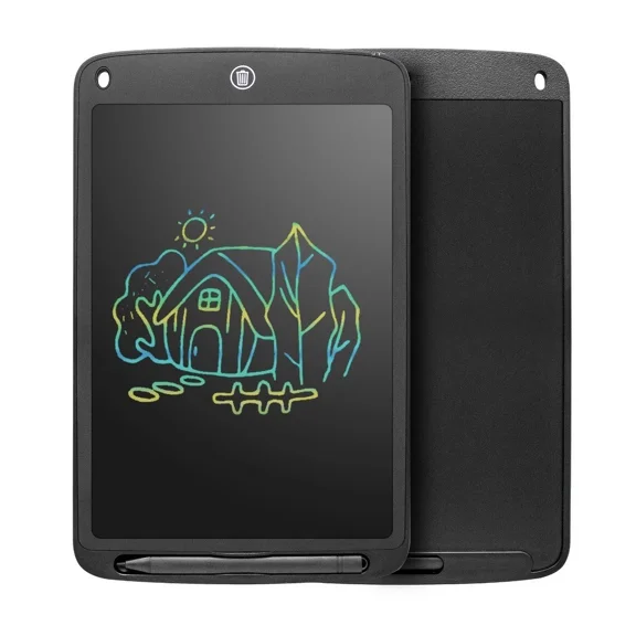 10” Lcd Tablet Electronic Drawing Notepad Pad Doodle Board Toy For Kids, Black