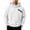 White, variant on THNCYX Hoodies For Men With Zipper Chest Pocket Long Sleeve Top Loose Fit Casual Street Style Soft Mens Sweatshirt Fall Outfits S-2XL