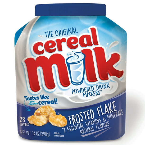 Cereal Milk Powdered Drink Mixers Frosted Flake, 14 Oz.