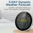thumbnail image 2 of Tuya WiFi Reloj meteorológico inteligente Pronóstico del tiempo de 3 días Estación meteorológica Ter Abanopi Estación meteorológica, 2 of 7