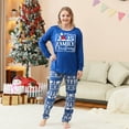 thumbnail image 3 of 2025 Family Christmas Matching Pajama Set, Plus Size Family Pyjamas Blue, Size NB - Men 6XL, 3 of 6