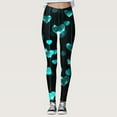 thumbnail image 2 of Mepaouo Women's Valentines Day Tights with Hearts Skinny Sporty Sexy Leggings Printed Pants Sizes S-2X, 2 of 6