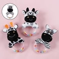thumbnail image 3 of Sonajeros para bebés Yotijar Juguetes de peluche Pandereta Conjunto Cebra, 3 of 7