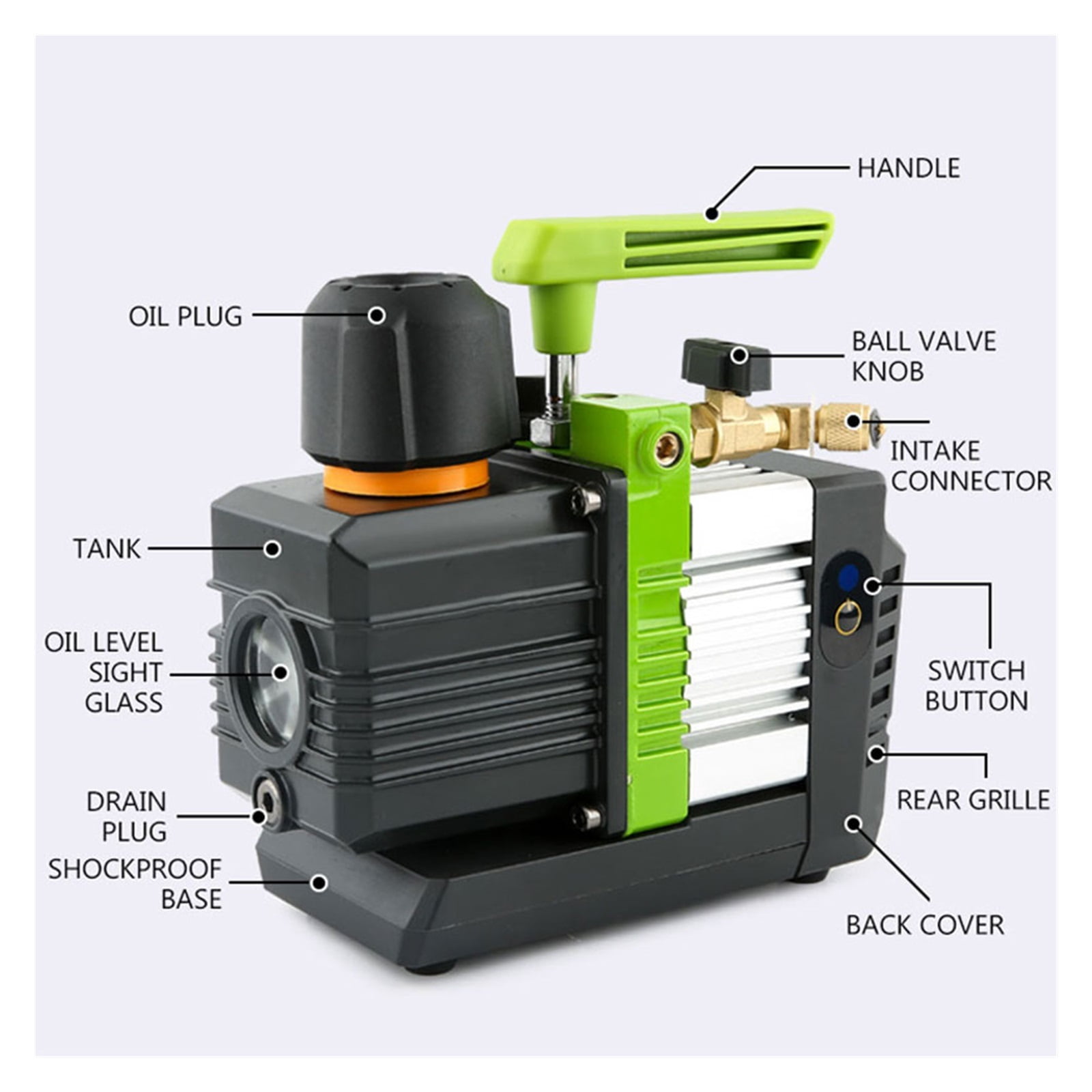 ST-M2S Small Intelligent Vacuum Pump 1.5L Tools MINI Unipolar Rechargeable Brushless Motor Pump R32 Explosion-Proof Electric Pum