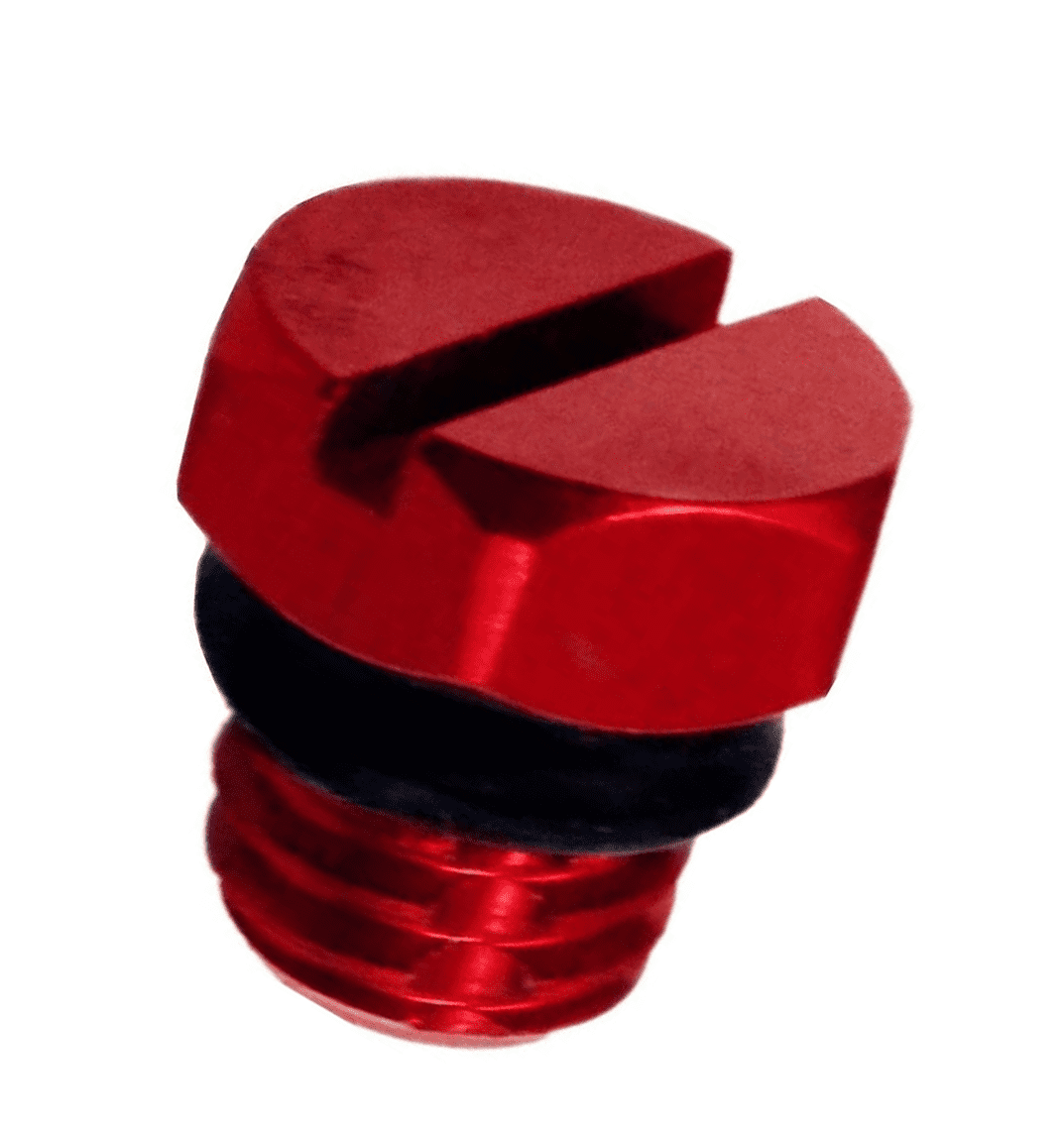 imUfer 97363195 513081000 Red Fuel Filter Housing Diesel Bleed Screw