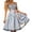 3Grey2, variant on Xijirk Women's Dirndl Dress Traditional Bavarian Square Neck Sleeveless Diamond Grid Jacquard Midi Bow Sash for Oktoberfest Themed Party Cosplay,S
